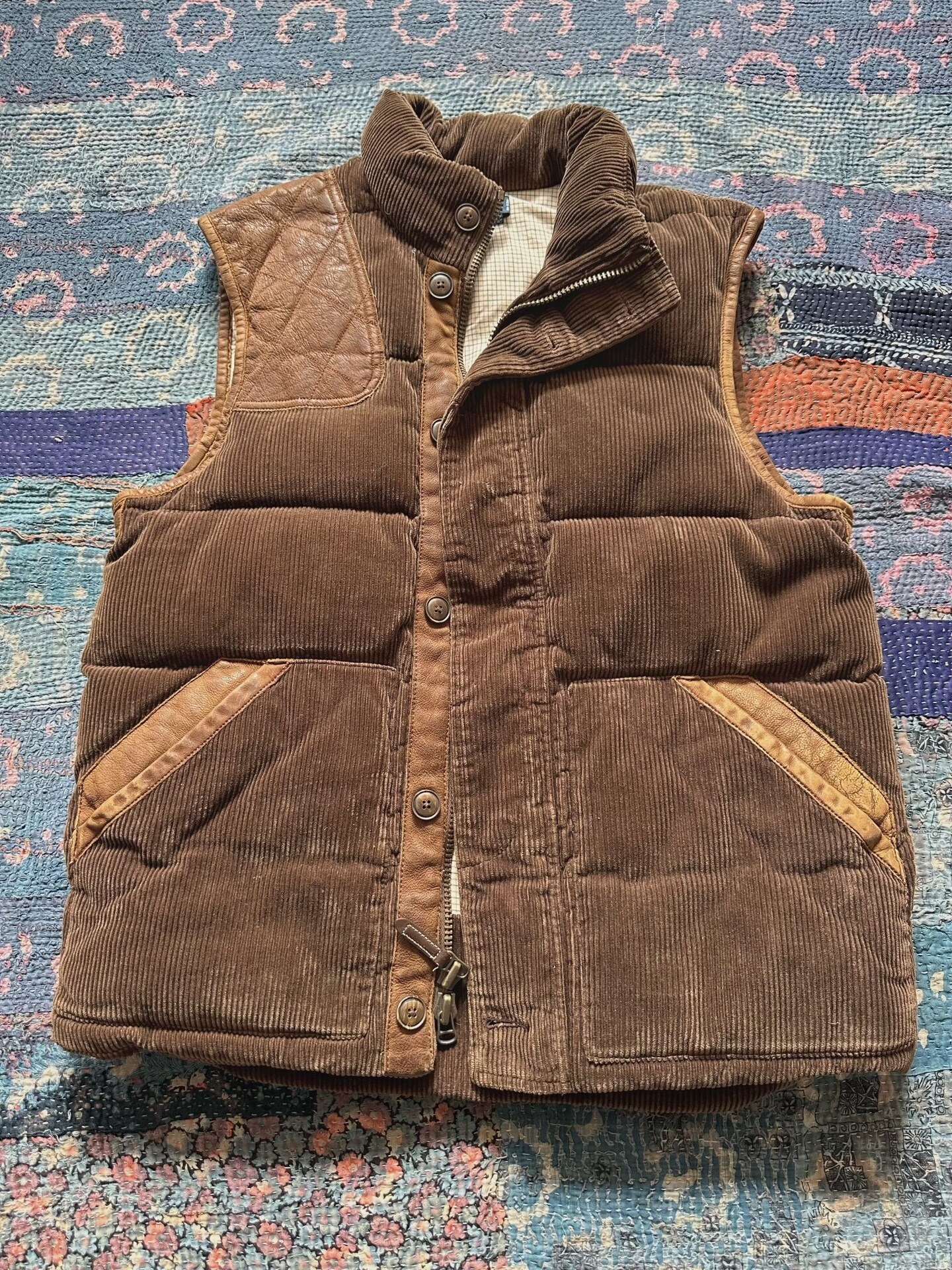 Polo Ralph Lauren Brown Corduroy Down Vest