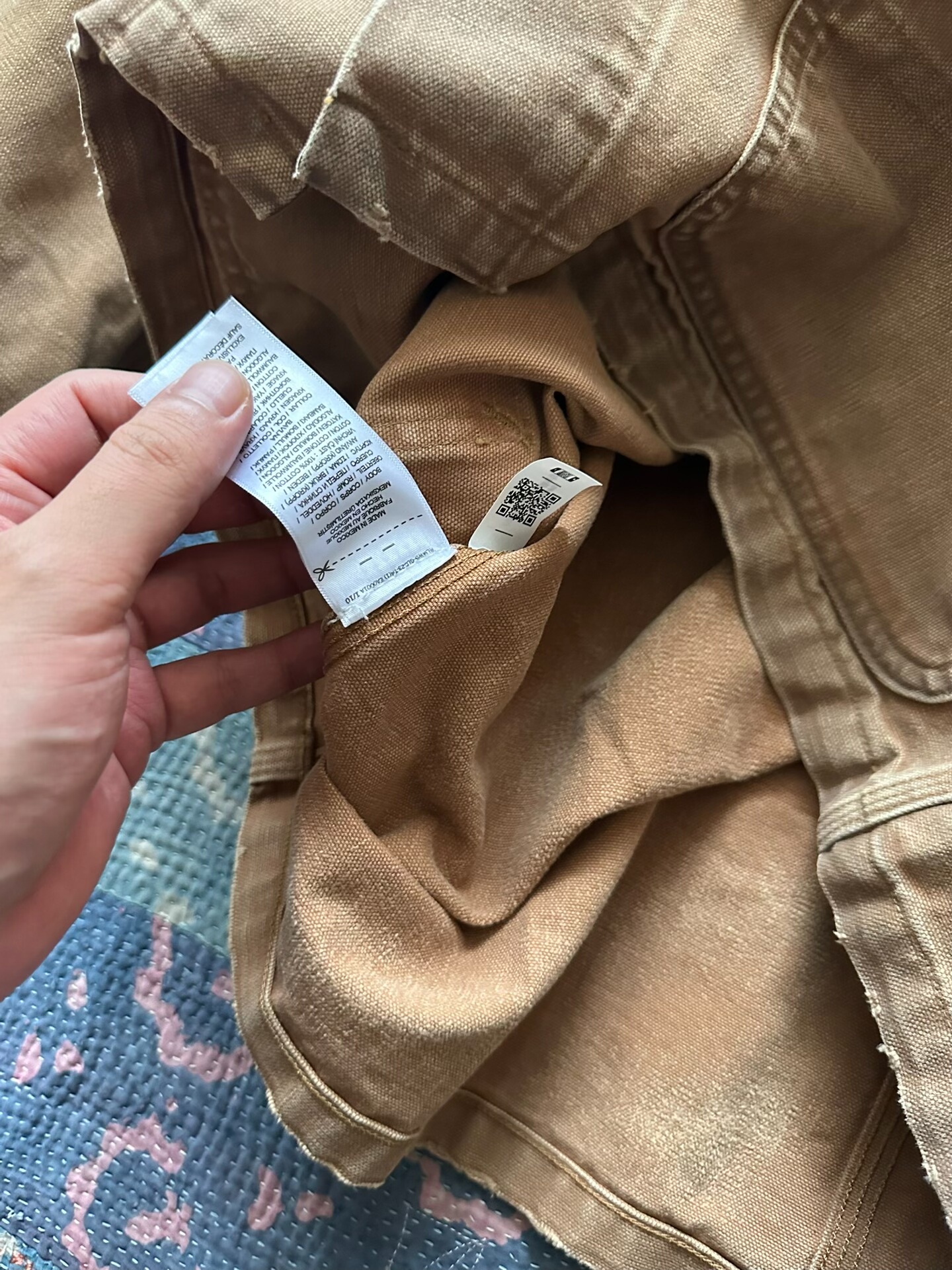Polo Ralph Lauren Distressed Brown Jacket — label