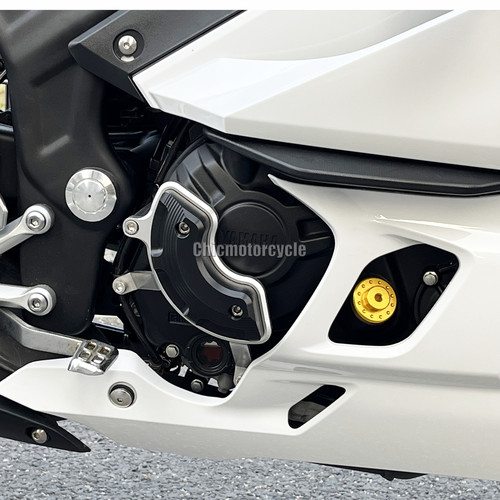 适用于雅马哈YZF-R3 R25 MT-03改装防摔球发动机保护边盖车身防摔