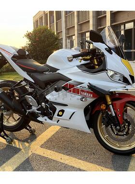 适用YZF R3 R25 CNC改装总汇防摔边盖手把堵边撑垫减震盖机油螺丝