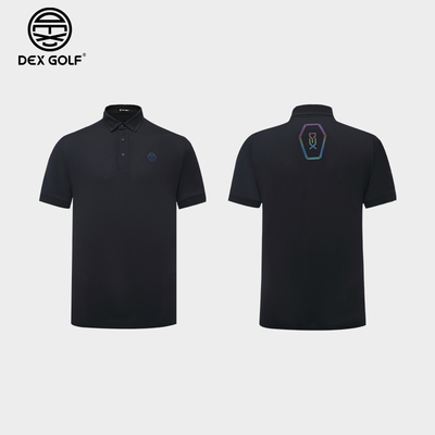 DEXGOLF韩国高尔夫服装男士夏款吸湿排汗防晒短袖休闲运动上衣