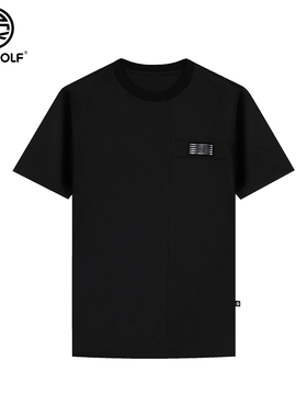 DEXGOLF韩国高尔夫服装男子运动短袖速干夏季新款透气凉感圆领T恤