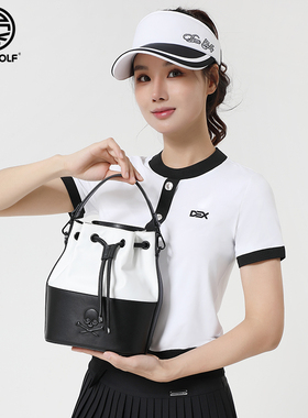 DEXGOLF韩国高尔夫女包收纳大容量水桶包手提单肩斜挎包通勤运动