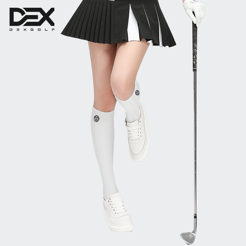 DEXGOLF膝下袜韩系瘦腿神器百搭