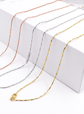 diy饰品配件包金盒子链