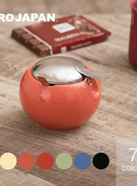 日本ZeroJapan调料罐厨房创意陶瓷调味瓶收纳糖罐盐罐带不锈钢勺