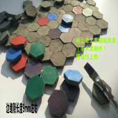 砖块模型手工制作DIY仿古沙盘建筑微景观1 16场景6边型小青红砖模