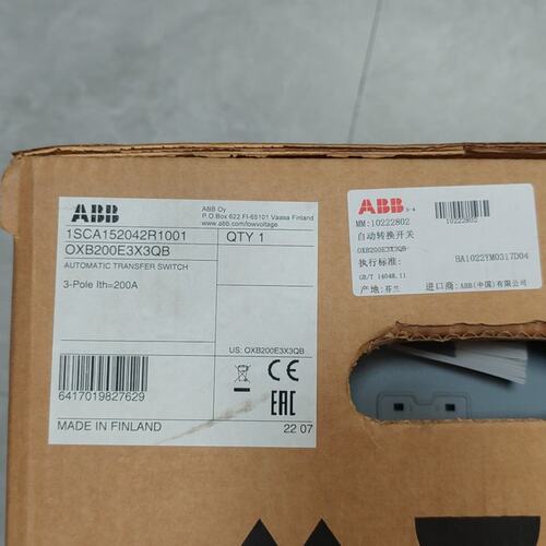 议价B自动转换开关OXB200E3X3QBOXB250E3X3QBOXB400E3X3QB