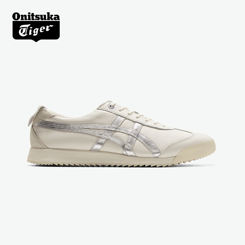 Onitsuka Tiger鬼塚虎MEXICO 66™ EX男女鞋白色银色舒适休闲鞋-封面