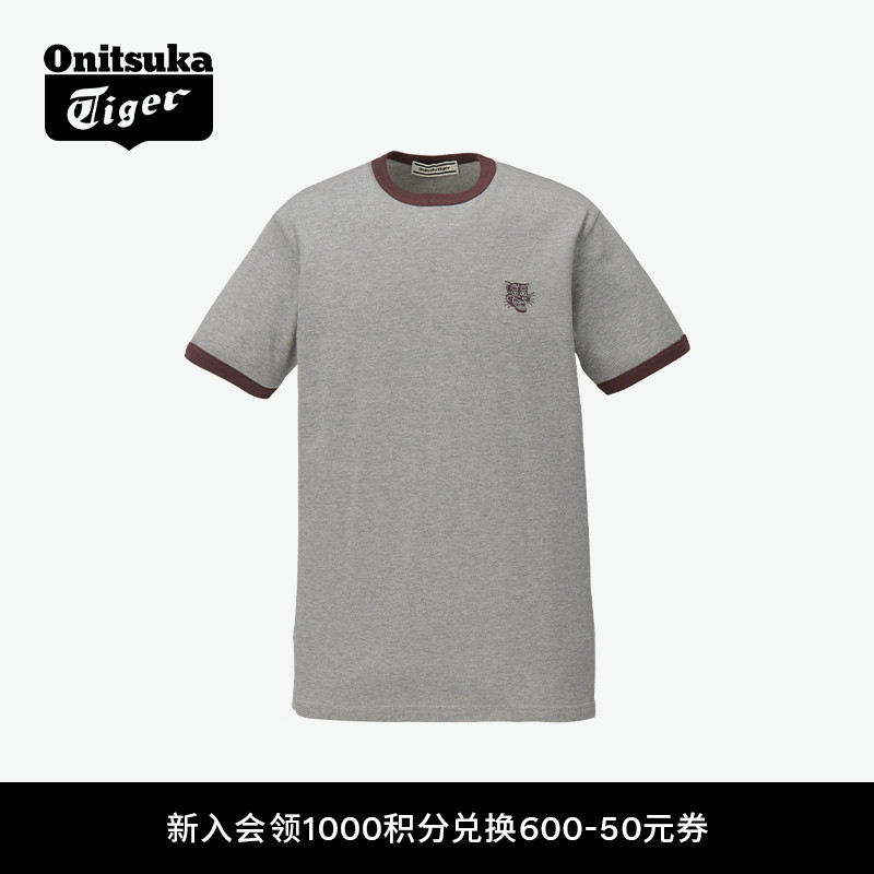 鬼塚虎时尚休闲短袖T恤衫