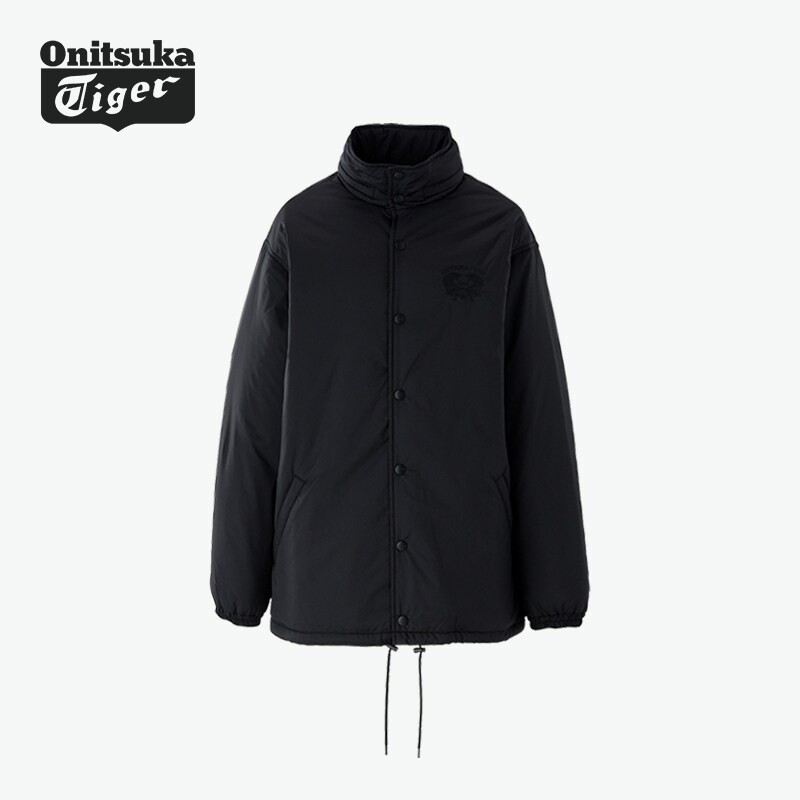 Onitsuka Tiger鬼塚虎男女同款休闲舒适棉服时尚保暖夹克外套