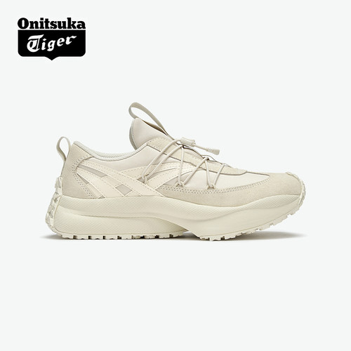鬼塚虎SP-IV米白色运动休闲鞋