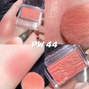 现货日本canmake井田单色腮红pw43/pw44/pw38/41/45 蜜桃色带细闪