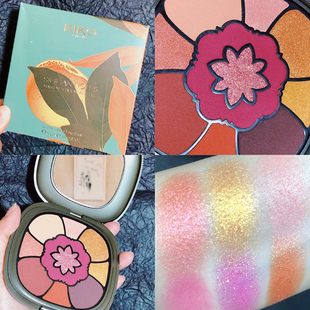 清仓02现货 KIKO2019秋季限量西西里印象花瓣十色眼影盘 绝美花仙