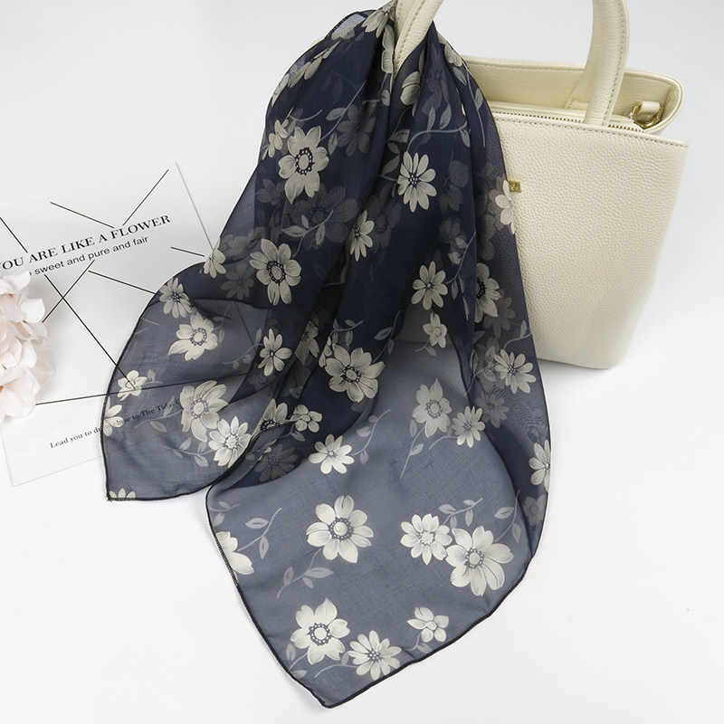 大品牌！方巾女丝巾100%桑蚕丝