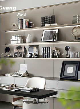 大广 简约现代室内软装布置艺术摆件 书房样板间居家书桌边柜装饰