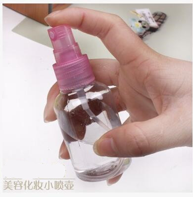 爽肤水喷雾瓶透明便携式小喷瓶女生用补水小喷壶护肤水分装瓶50ml