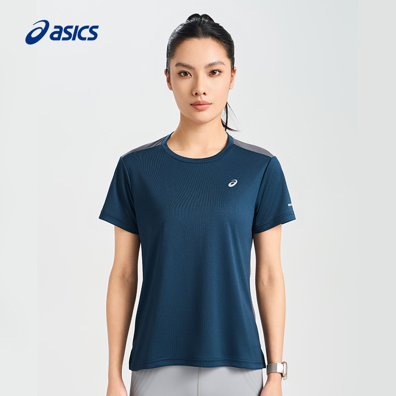 ASICS亚瑟士轻量透气跑步短袖