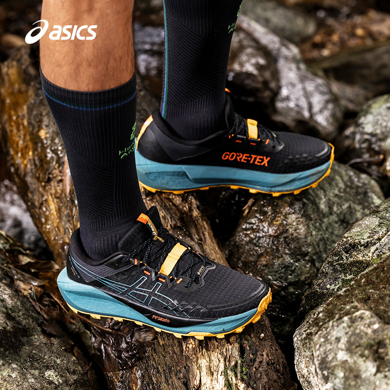 亚瑟士男女缓震回弹越野跑步鞋