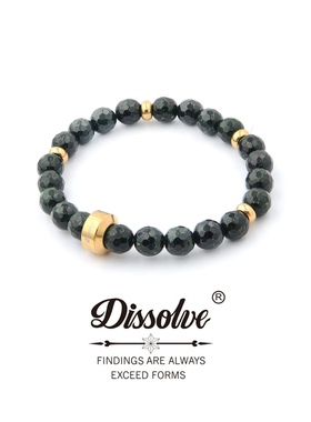 Dissolve原创设计师潮牌绿砂石木手链