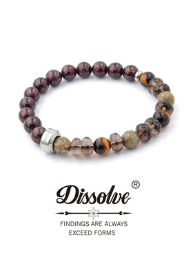 Dissolve原创设计师潮牌石榴石火土手链