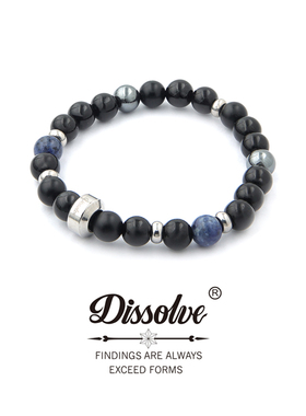 Dissolve原创设计师潮牌黑曜石水手链