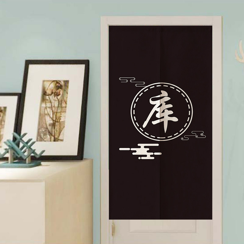 卧室布艺挡风仓库防油烟日式门帘