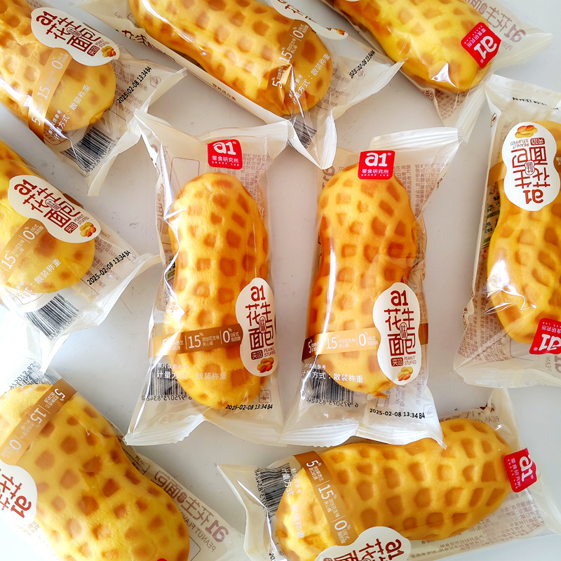 a1花生味面包花生形状面包