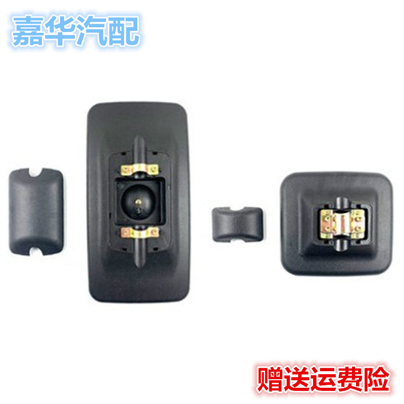 适配长沙三一重卡搅拌车C8后八轮左右倒车镜反光后视镜前照地圆镜