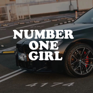 rose朴彩英number one girl汽车车贴新单曲同款应援个性装饰贴纸