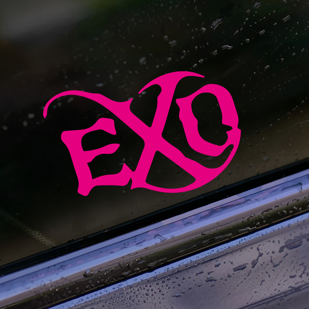 EXO 行星经典标识巡回演唱会应援车贴 笔记本电脑装饰贴纸