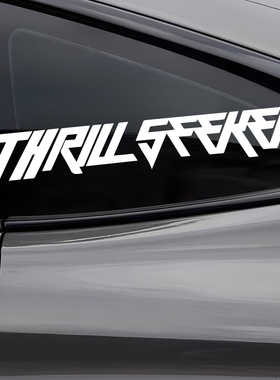改装贴 thrills seeker 个性潮流摩托车汽车专属装饰贴纸