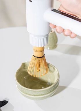 宋代茶筅 电动抹茶刷电动夹茶筅装置单档调节百本立百二十本八十