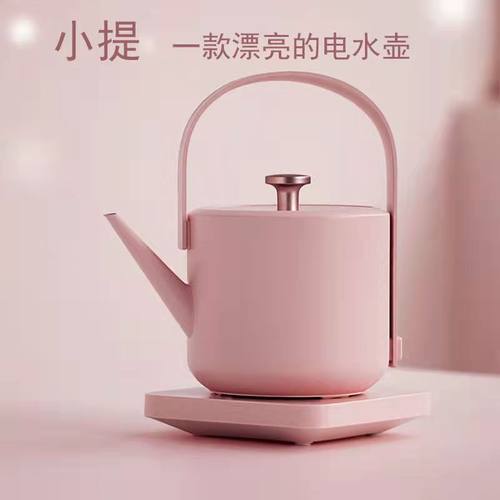小提不锈钢电热水壶提梁小壶泡茶