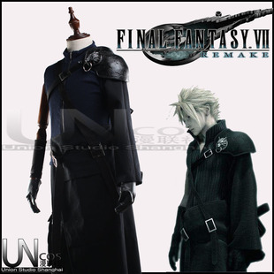最终幻想7 FFXII 重制版 克劳德 COSPLAY服装实拍