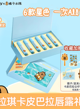 Colorkey珂拉琪卡皮巴拉唇露礼盒唇釉唇彩口红送男女朋友礼物