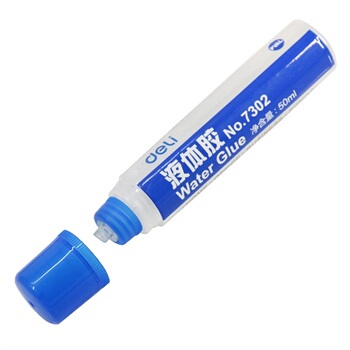正品得力胶水7302 得力7302液体胶水 50ml毫升