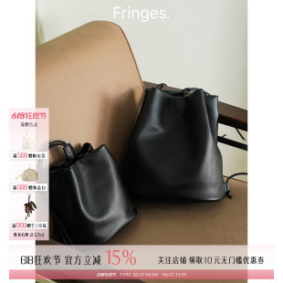 FRINGES 设计师 26新款复古休闲抽拉式双肩背包SOLSOL