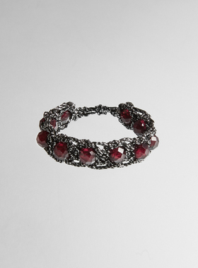 EPISSAGE 26新品月光石榴石Tressé Ring宝石编织戒指/手链SOLSOL