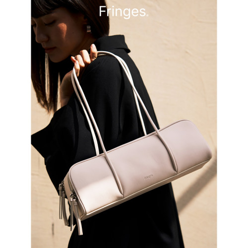 FRINGES皮款/麂皮/亚麻保龄球包
