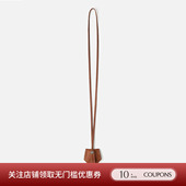 26新品 COTEMP 设计师 牛皮皮革钥匙项链金属镂空设计毛衣链SOLSOL
