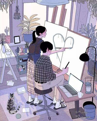 【画画代画定制】花边