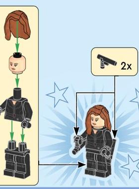 乐高 LEGO 人仔 76314 sh1012 黑寡妇 全新正品