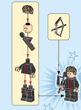 乐高 LEGO 人仔 76291 sh969 鹰眼 全新正品 独占