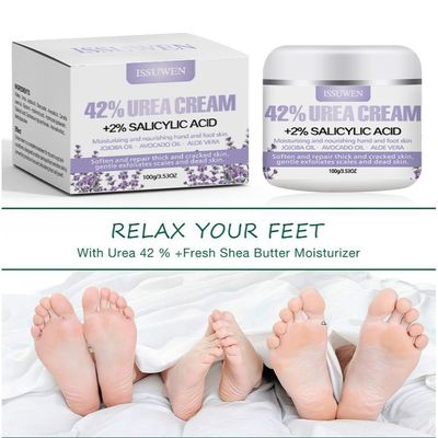 urea cream 42% 薰衣草尿素霜 防开裂滋润手足霜 英文跨境亚马逊
