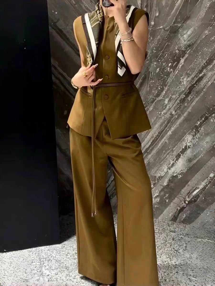 2025夏季爆款两件套减龄水手服海军领马甲衬衫上衣包臀短裙套装女