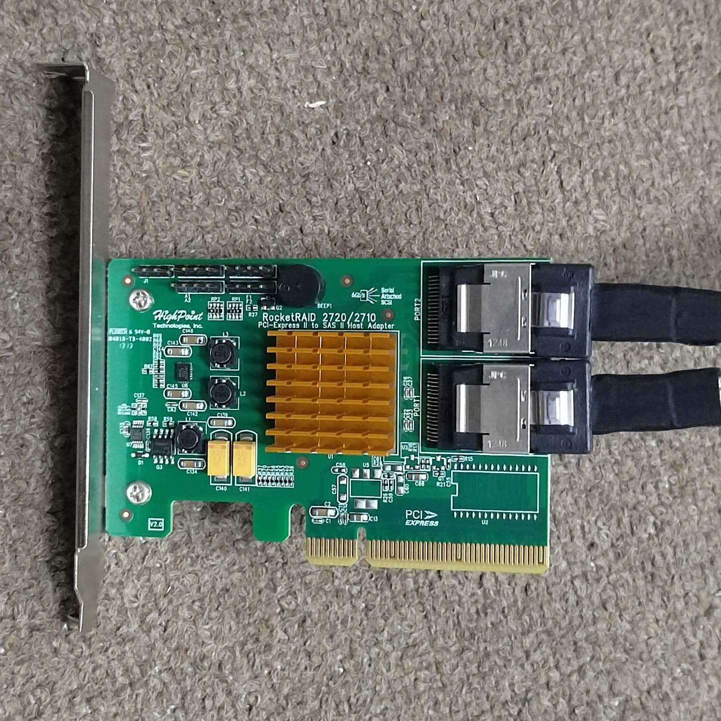 磁盘硬盘阵列卡Highpoint R议价 也可为维修！！