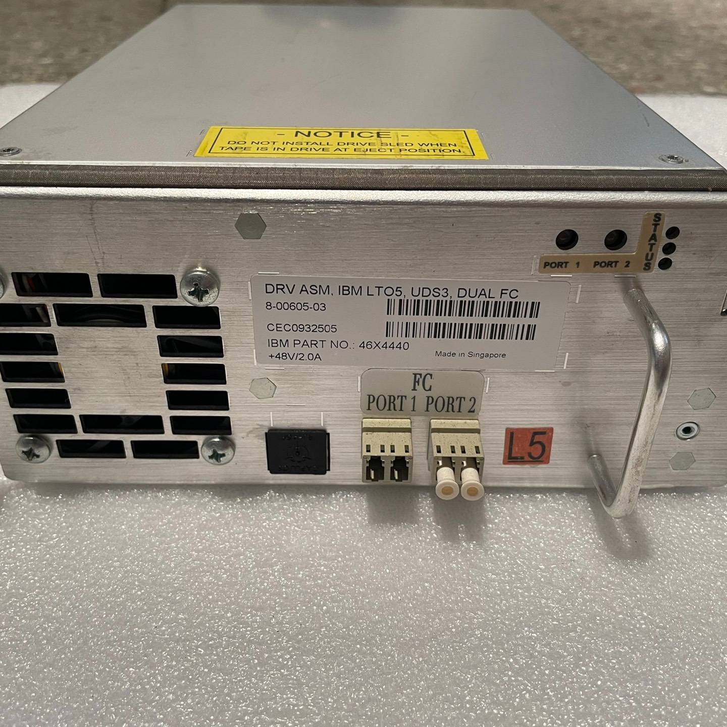 IBM LTO5磁带机 46x4440 8-0060议价 也可为维修！！