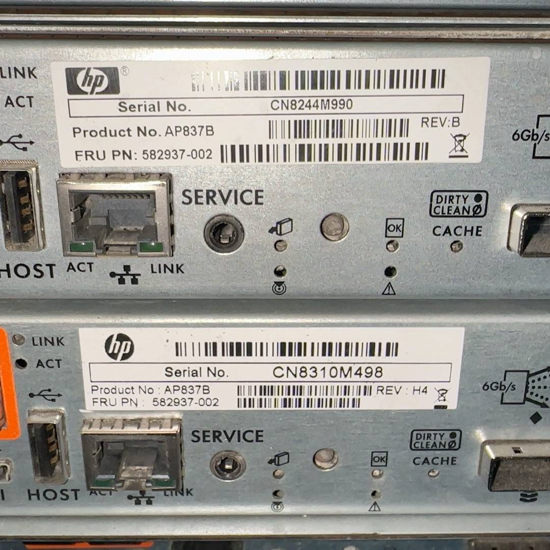HP P2000控制器 AP837A AP837B 议价 也可为维修！！