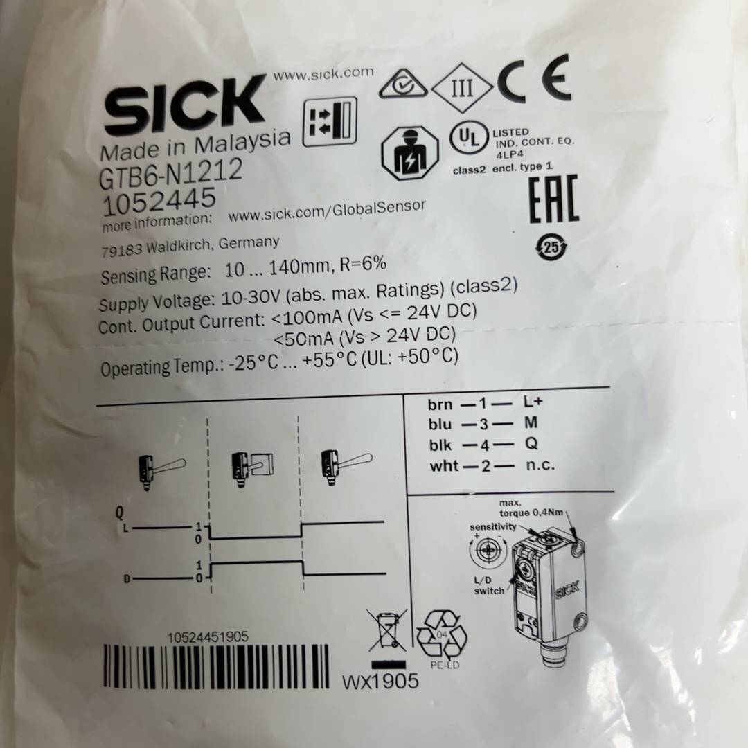 SICK西克光电传感器GTB6-N1议价 也可为维修!!